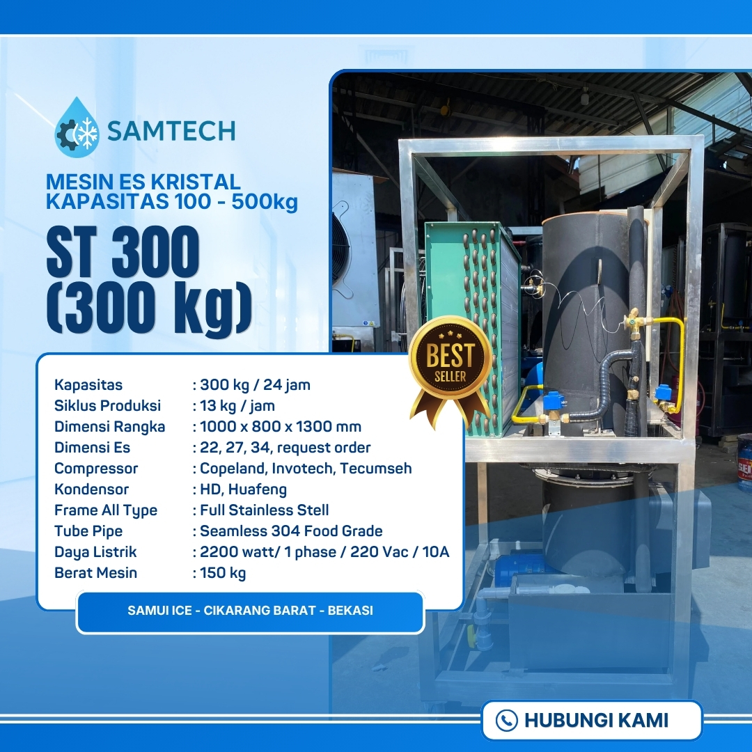 Mesin Es Kristal Terbaik SAMTECH ST 300